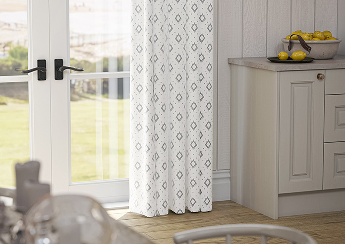 Huaraz Velvet, Light Grey - Made to Measure Curtains - Image 5